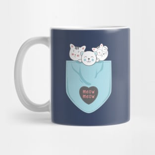 3 Little cat Mug